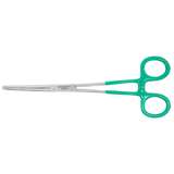 Hemostat, 8" 30° Curved, Stainless Steel, Vinyl-Coated Handle redirect to product page